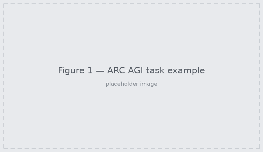 An ARC-AGI task example