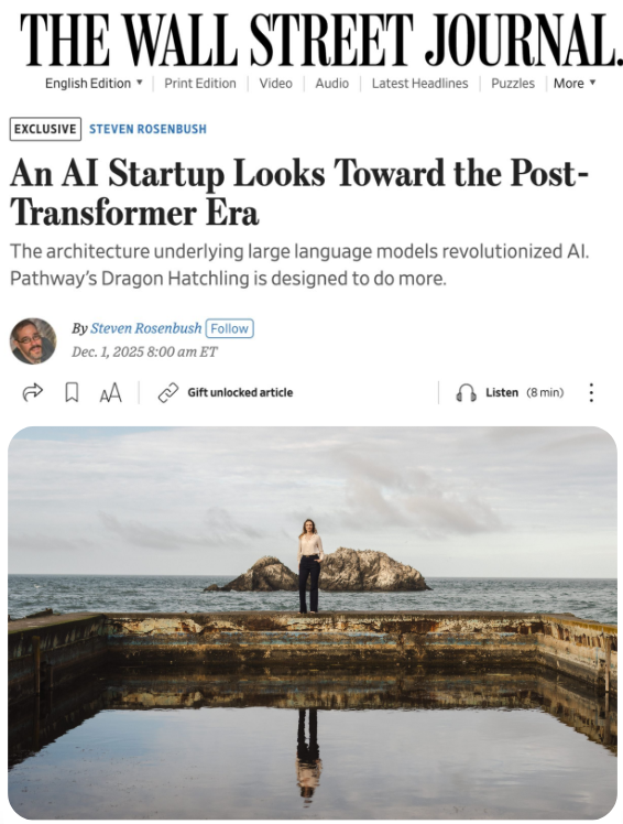 The Wall Street Journal: An AI Startup Looks Toward the Post-Transformer Era