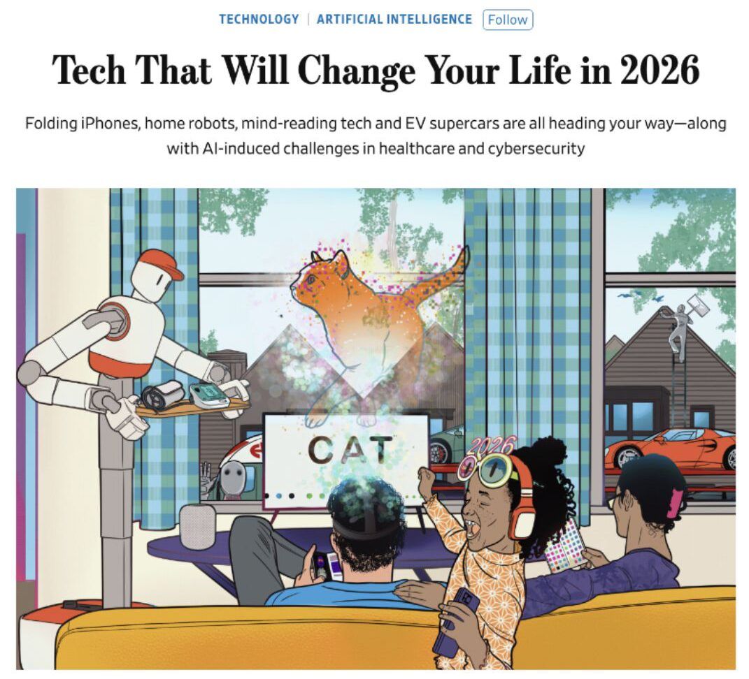 The Wall Street Journal: Tech That Will Change Your Life in 2026