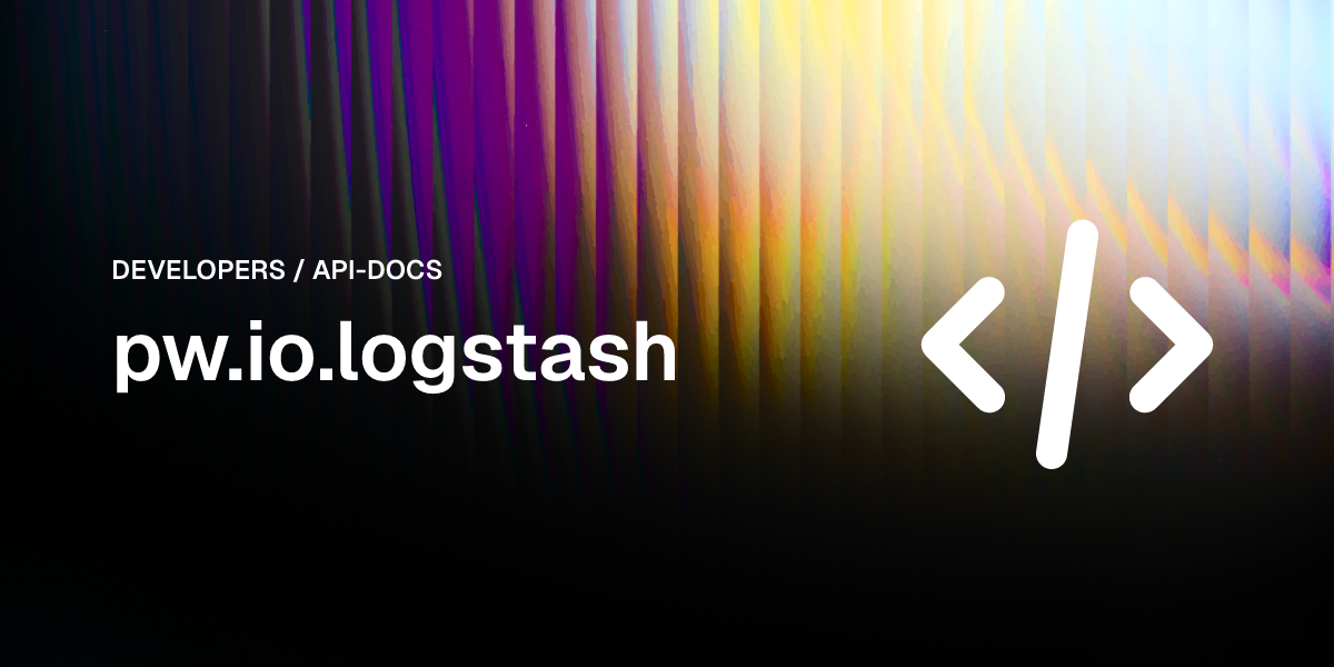 pw.io.logstash | Pathway