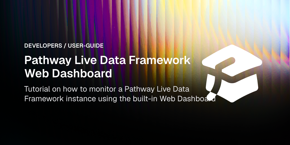 Pathway Live Data Framework Web Dashboard